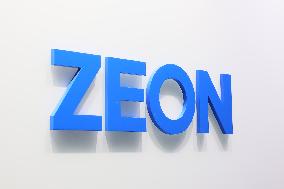 Zeon Corporation signboard and logo